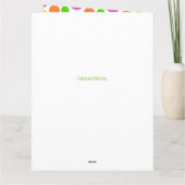 De liefste tante ter wereld verjaardag kaart (Achterkant)