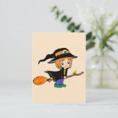 De lieve heks. briefkaart (Staand voorkant)