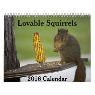 De lieve Kalender van Eekhoorns 2016