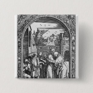 De "Life of the Virgin"-serie Vierkante Button 5,1 Cm