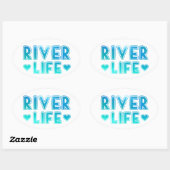 De Life Oval Sticker (Vel)