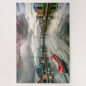 De Liffey Dublin. Jigzaag Puzzle Legpuzzel (Verticaal)
