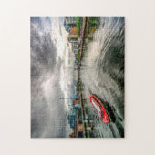 De Liffey Dublin. Legpuzzel (Verticaal)