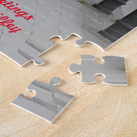 De Liffey Kilcullen. kerstcadeautjes Legpuzzel (Zijkant)