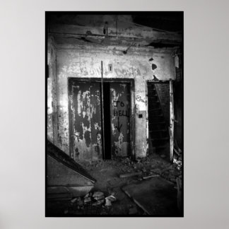 De lift naar de hel poster