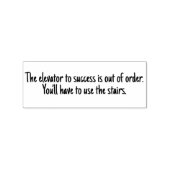 De lift naar succes is defect. rubberstempel (Afrduk)