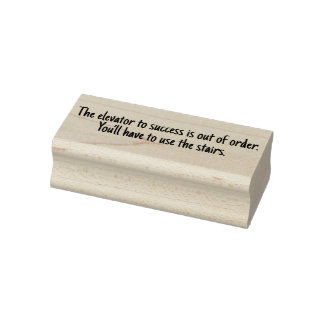 De lift naar succes is defect. rubberstempel