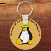 De Liga van Buitengewone pinguïns Sleutelhanger (Voorkant)