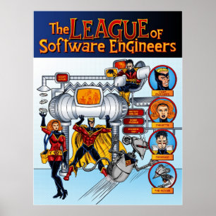 De Liga van Software Engineers Poster