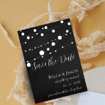 De Lights van het Koord van het Chalkboard Wedding Magnetische Uitnodiging<br><div class="desc">Het Briefkaart van de Uitnodiging van het Koord van het Chalkboard Weddenschap sparen het van de Datum. Verzend deze elegante Chalkboard Bord Wedding sparen de Datum magnetische Uitnodiging aan familie en vrienden. Een perfecte manier om de bruiloft aan te kondigen. Kan volledig worden aangepast door de namen van de bruid...</div>