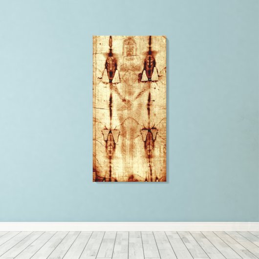 De lijkwade van Turijn Stretched Canvas (Insitu (Houten vloer))