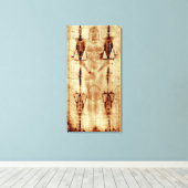 De lijkwade van Turijn Stretched Canvas Afdruk (Insitu (Houten vloer))