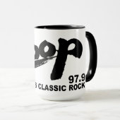 De lijn 97.9 FM Chicago's Classic Rock v1 Mok (Voorkant rechts)