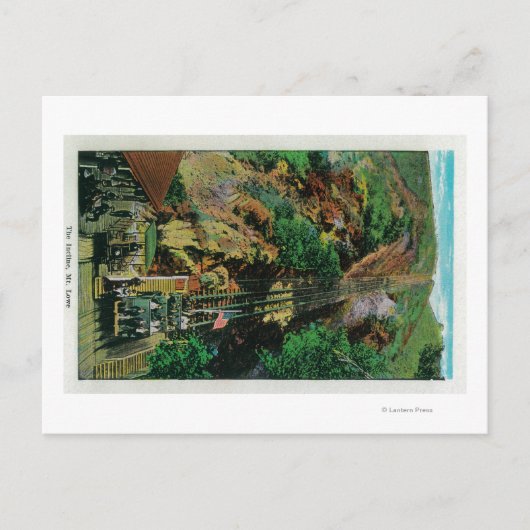 De lijn bij Mt. LoweMt. Lowe, CA Briefkaart (Voorkant)