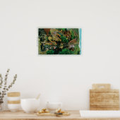 De lijn bij Mt. LoweMt. Lowe, CA Poster (Keuken)