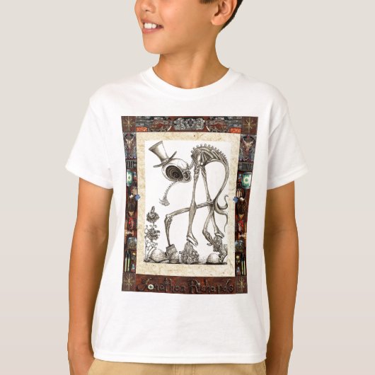 De lijn die wordt omgevormd t-shirt (Voorkant)