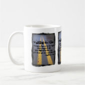 De lijn lopen koffiemok (Links)