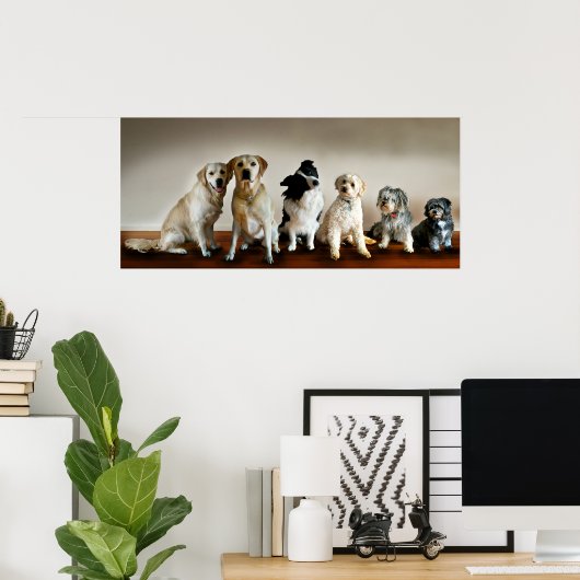 De lijn omhoog poster (Thuiskantoor)