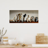 De lijn omhoog poster (Keuken)