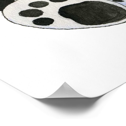 De lijn omhoog Poster EXTRA GROTE (Hoek)