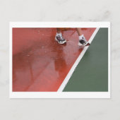 de lijn overschrijden briefkaart (Voorkant)