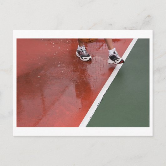 de lijn overschrijden briefkaart (Voorkant)