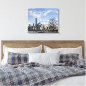 De Lijn van de Veldlijn van het Lagerhuis van Manh Canvas Afdruk (Insitu (Slaapkamer))