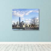 De Lijn van de Veldlijn van het Lagerhuis van Manh Canvas Afdruk (Insitu (Houten vloer))