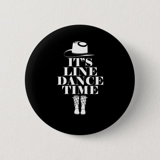 De lijndanslijn dansende muziekboeken ronde button 5,7 cm (Voorkant)