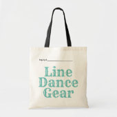 De lijndanstas overschrijden tote bag (Voorkant)