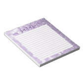 De Lijnde Glitter van het laboratorium Gepersonali Notitieblok (Schuin)