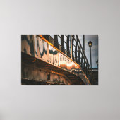 De lijnen naar beneden kijken canvas afdruk (Voorkant)