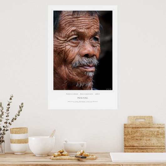 De lijnen van het Leven drukken Poster (Keuken)