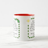 De lijnen zijn lang... tweekleurige koffiemok (Center)