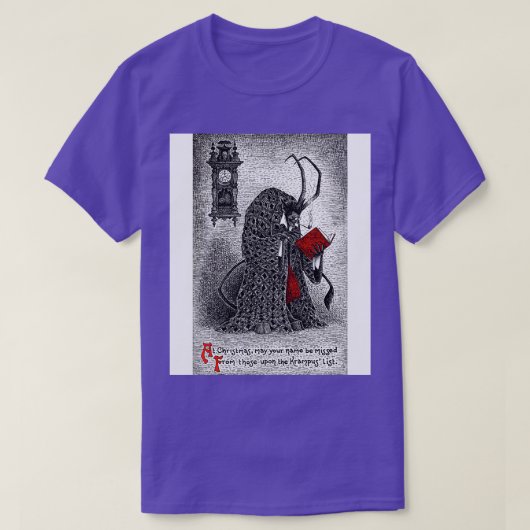 De lijst t-shirt (Design voorkant)