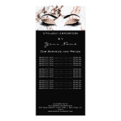 De Lijst van de prijs knoopt de Uitbreiding van he Reclamekaart (Achterkant)