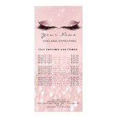 De Lijst van de prijs knoopt Uitbreiding Makeup Ar Reclamekaart (Voorkant)