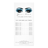 De Lijst van de prijs knoopt Uitbreiding Makeup Bl Reclamekaart (Voorkant)