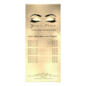 De Lijst van de prijs knoopt Uitbreiding Makeup Ku Reclamekaart (Voorkant)