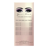 De Lijst van de prijs knoopt Uitbreiding Meup Kuns Reclamekaart (Voorkant)