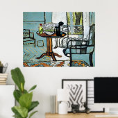 De Lijst van de telefoon, Matisse Stijl Poster (Thuiskantoor)