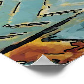 De Lijst van de telefoon, Matisse Stijl Poster (Hoek)