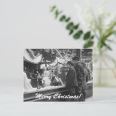 De Lijst van de Wens van Kerstmis, jaren '20 Feestdagenkaart (Staand voorkant)