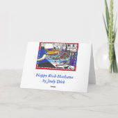 De Lijst van Hashanah van Rosh Feestdagen Kaart (Achterkant)