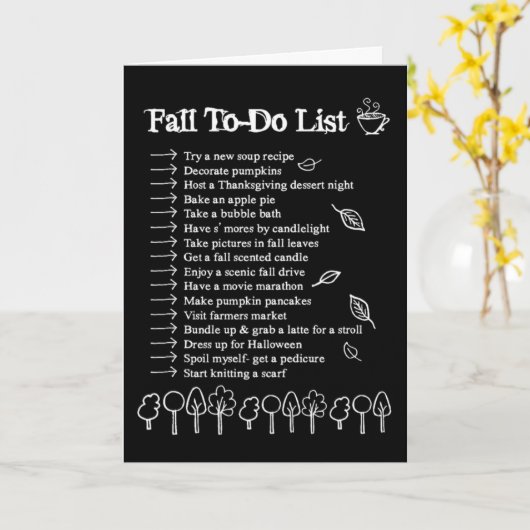 **DE LIJST VAN HERFST OMVAT CELEBRAAT * * BIRTHDAY KAART (Gele Bloem)