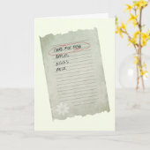 De Lijst van het moederdag Kaart (Gele Bloem)