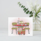 De Lijst van Kerstmis Feestdagenkaart (Staand voorkant)