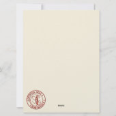 De lijst van Nice van de Sneeuwkerstman Feestdagenkaart (Achterkant)