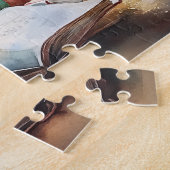 De lijsten van de Kerstman Legpuzzel (Zijkant)