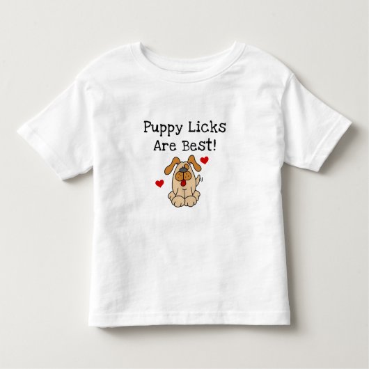 De Likken van het puppy zijn Best Kinder Shirts (Voorkant)